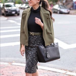 NWT SIZE 2P TALBOTS TWEED PENCIL SKIRT